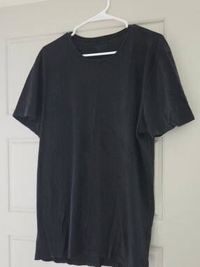 All Saints Black Crewneck T-Shirt